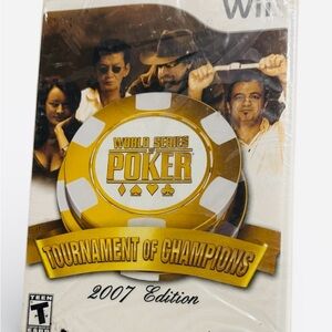 World Series of Poker: Tournament of Champions 2007 Edition - Wii - NEW - SEALED